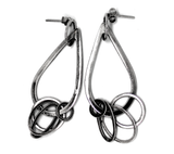 eterica series drop earrings handcrafted in sterling silver by contemporary jewellery designer gurgel-segrillo