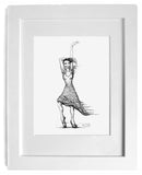 shop for art - fine art print - Figurative, dance, femininity, magic realism art by brazilian irish artist gurgel-segrillo