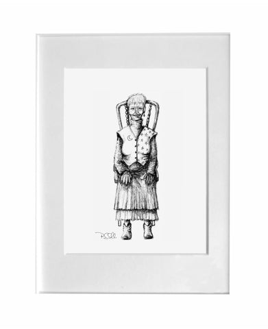 fine art print - Figurative explorations on love and womanhood, empowerment and femininity, by artist gurgel-segrillo