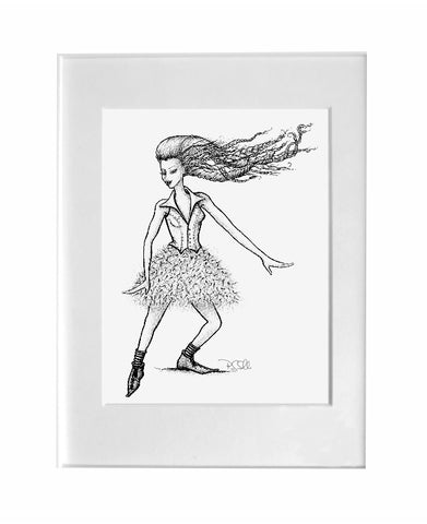 fine art print - Figurative explorations on cross-cultural identity and womanhood, empowerment and femininity, by artist gurgel-segrillo