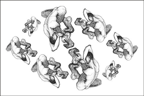 tradigital art prints fallen angels series by artist p gurgel-segrillo