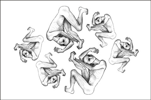 tradigital art prints fallen angels series by artist p gurgel-segrillo