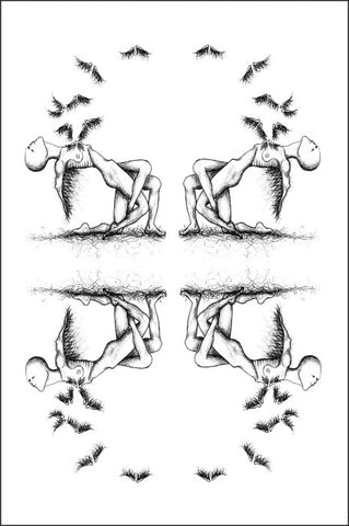 shop tradigital art prints fallen angels series by artist p gurgel-segrillo