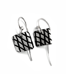 silver hallmarked earrings - designer jewellery by cork city artist gurgel-segrillo