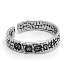 silver hallmarked ring - designer jewellery by cork city artist gurgel-segrillo