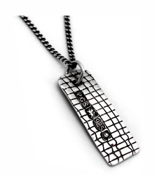 skin series of contemporary jewellery - hallmarked sterling silver pendant by artist designer maker gurgel-segrillo