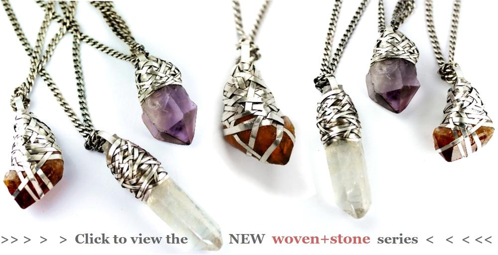 natural gemstones pendants handcrafted in raw crystals and silver by jewellery designer gurgel-segrillo