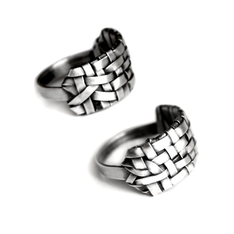 woven alternative rings made to order by jewellery designer gurgel-segrillo, love wins