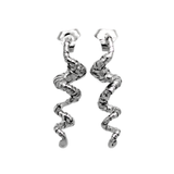 spiral earrings handcrafted in silver by cork city contemporary jewellery designer gurgel-segrillo