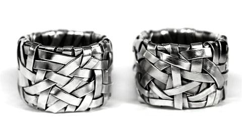 love is love, alternative wedding ring bands handcrafted by artist designer maker gurgel-segrillo, same sex wedding rings