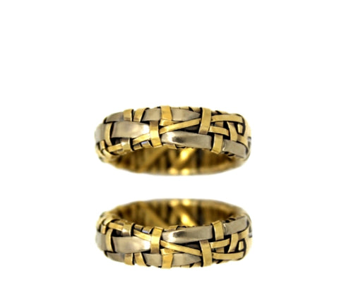 shop for wedding rings handcrafted in yellow gold and white gold by art jewellery designer gurgel-segrillo, love is love