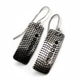 silver hallmarked earrings - designer jewellery by cork city artist gurgel-segrillo